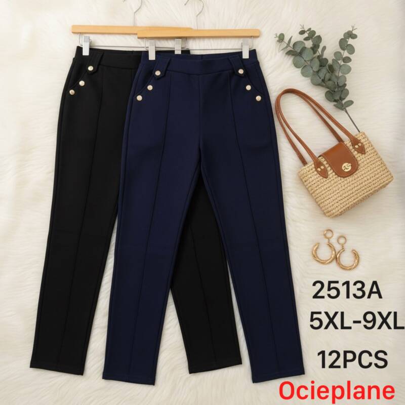 Spodnie damskie Roz 5XL-9XL, Mix kolor Paczka 12 szt